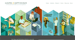 Desktop Screenshot of hopeoptimism.com